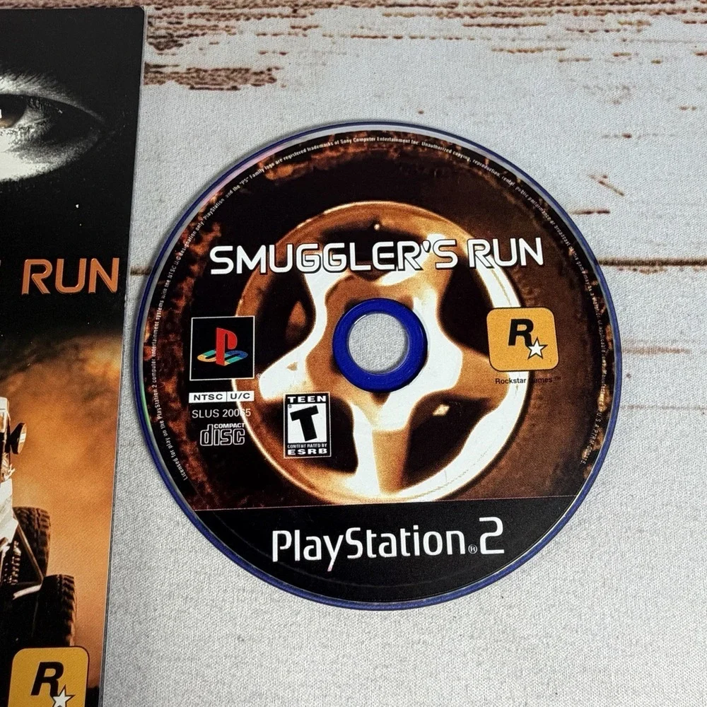Smugglers Run PS2 Disc & Manual Only Resurfaced Tested PlayStation 2 Game Fox